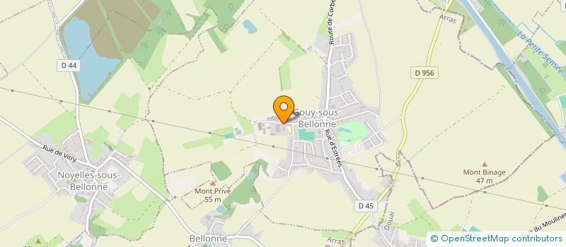 localisation de l'entreprise LA BRIOCHE CARREE  GOUY-SOUS-BELLONNE