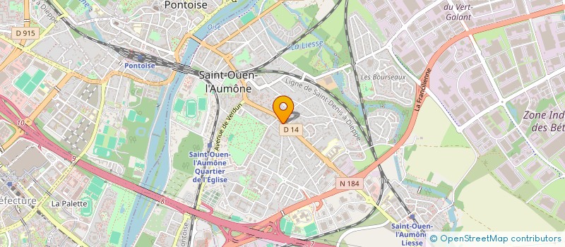 localisation de l'entreprise LA BRIOCHE D'ORANGIS à SAINT-OUEN-L'AUMONE