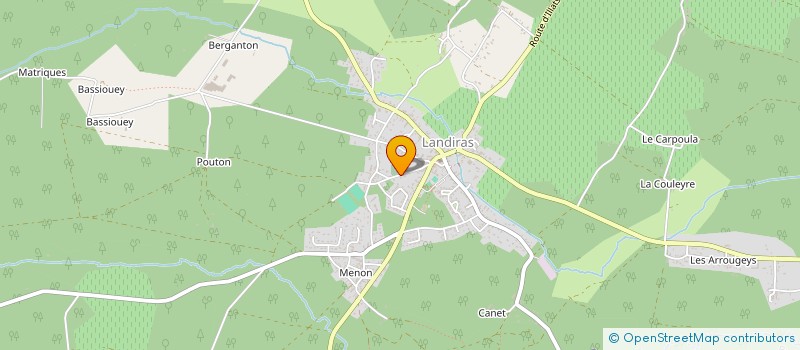 localisation de l'entreprise LA BRIOCHE DU BOULANGER  LANDIRAS