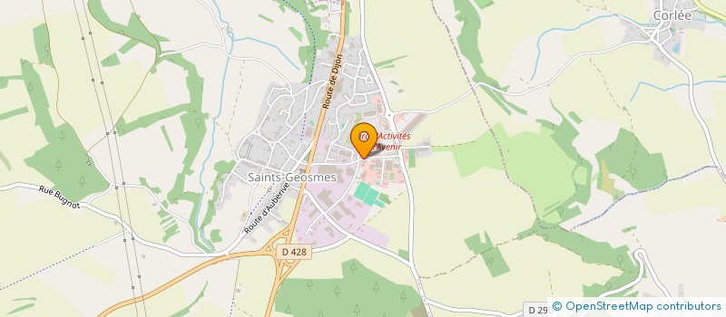 localisation de l'entreprise LA BRIOCHE DU PAILLY à SAINTS-GEOSMES