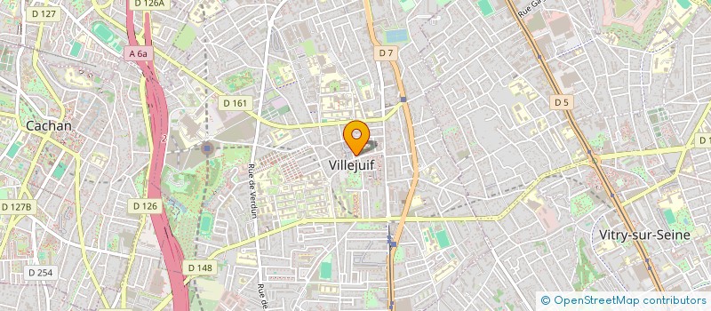 localisation de l'entreprise LA BRIOCHE FEUILLETEE à VILLEJUIF