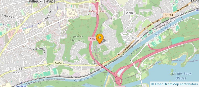 localisation de l'entreprise LA BRIOTIERE  NEYRON