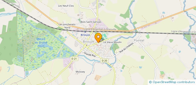 localisation de l'entreprise LA BRIOUZAINE à BRIOUZE