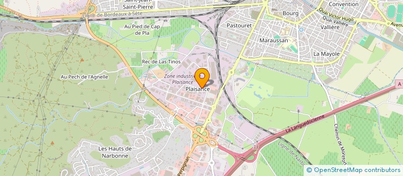 localisation de l'entreprise LA BRIQUE à NARBONNE