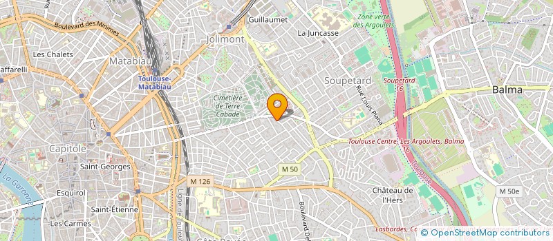 localisation de l'entreprise LA BRIQUE - ASSOCIATION TOULOUSAINE DE PEDAGOGIE INSTITUTIONNELLE à TOULOUSE