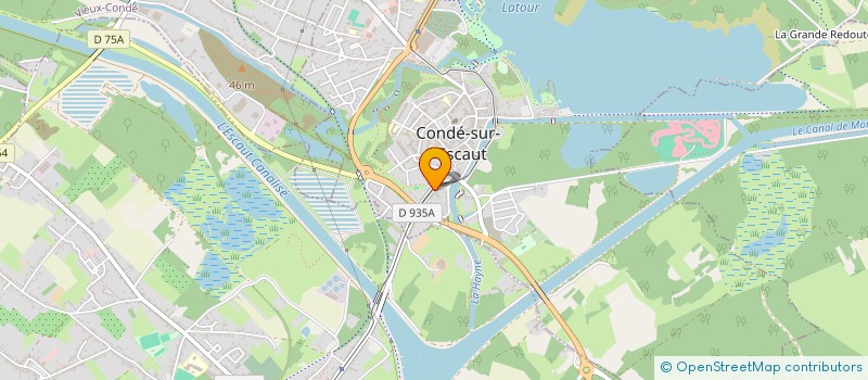 localisation de l'entreprise LA BRIQUE BELGE à CONDE-SUR-L'ESCAUT