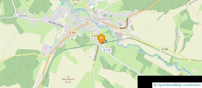 localisation de l'entreprise LA BRIQUE DE L AUTHIE à LE PONCHEL