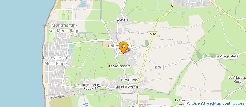 localisation de l'entreprise LA BRIQUE EUROPEENNE à HAUTEVILLE-SUR-MER