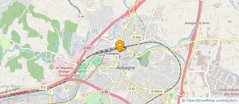 localisation de l'entreprise LA BRIQUE SONORE  AUBAGNE