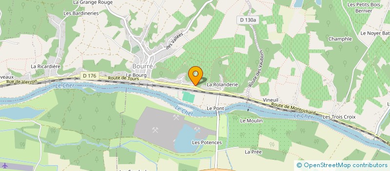 localisation de l'entreprise LA BRIQUERIE  CHAUMES-EN-RETZ