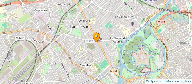 localisation de l'entreprise LA BRISE à LAMBERSART