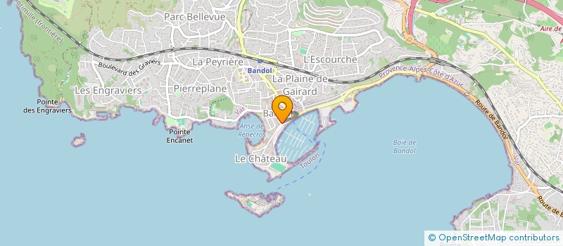 localisation de l'entreprise LA BRISE à BANDOL