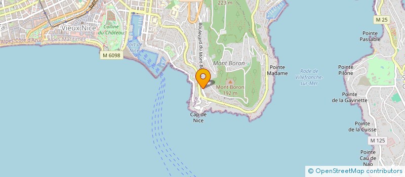 localisation de l'entreprise LA BRISE D'AZUR à NICE