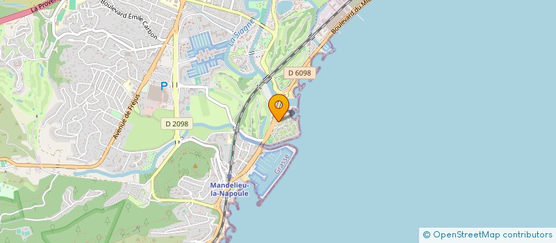 localisation de l'entreprise LA BRISE DE MER à MANDELIEU-LA-NAPOULE