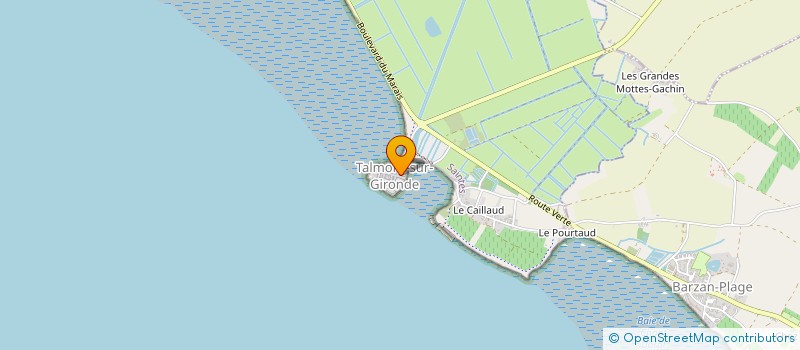 localisation de l'entreprise LA BRISE SARL  TALMONT-SUR-GIRONDE