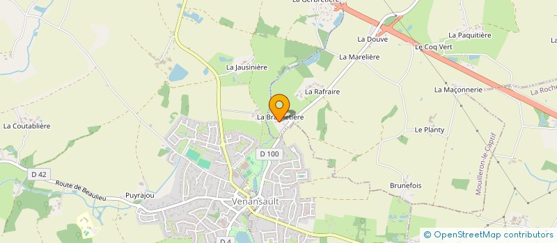 localisation de l'entreprise LA BRISSONNIERE à ROCHE SUR YON (LA)