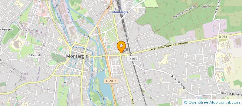 localisation de l'entreprise LA BRO'CANTINE  MONTARGIS