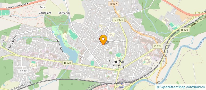 localisation de l'entreprise LA BROC'BRICOLE à SAINT-PAUL-LES-DAX