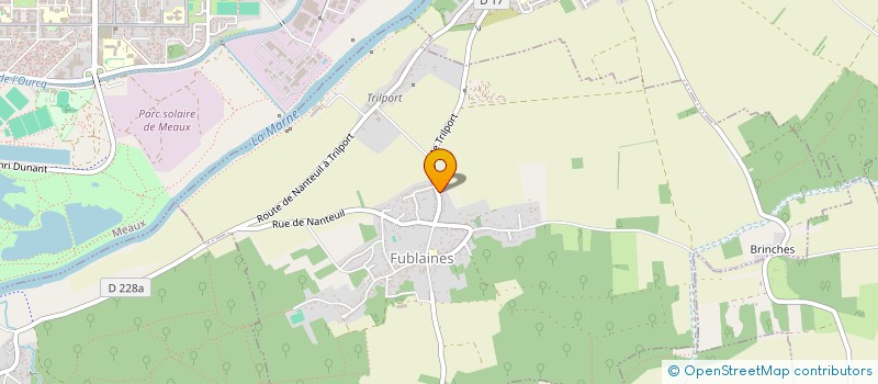 localisation de l'entreprise LA BROCANTE DE FUBLAINES  FUBLAINES