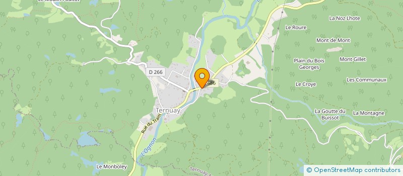 localisation de l'entreprise LA BROCANTE DU FACTEUR à TERNUAY-MELAY-ET-SAINT-HILAIRE