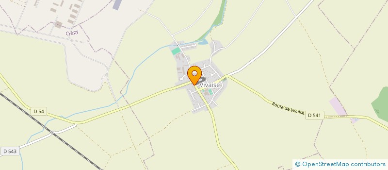 localisation de l'entreprise LA BROCANTELLE  VIVAISE