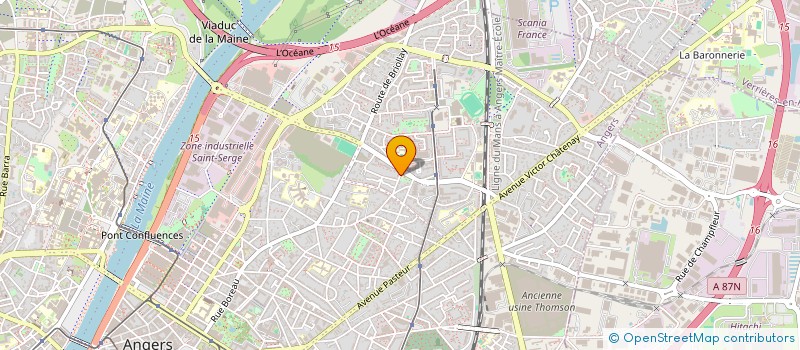 localisation de l'entreprise LA BROCHE 49  ANGERS