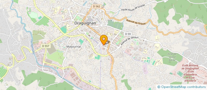 localisation de l'entreprise LA BROCHE  DRAGUIGNAN