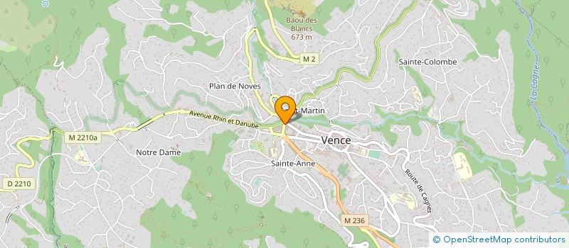 localisation de l'entreprise LA BROCHE BRESTOISE à VENCE