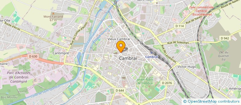 localisation de l'entreprise LA BROCHE DE FER  CAMBRAI