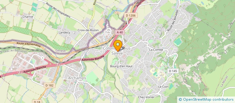 localisation de l'entreprise LA BROCHE DU SALEVE  COLLONGES-SOUS-SALEVE