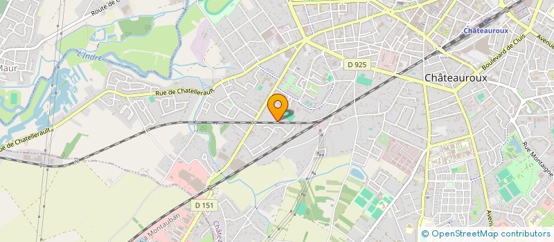 localisation de l'entreprise LA BROCHE ROTISSERIE à CHATEAUROUX
