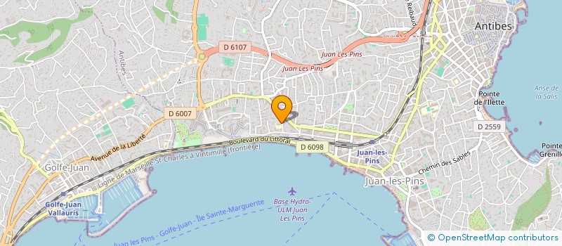 localisation de l'entreprise LA BROCHERIE  ANTIBES