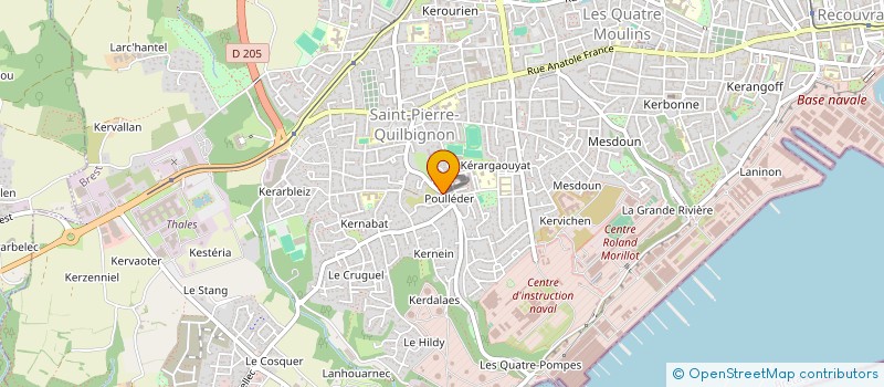 localisation de l'entreprise LA BROCHETTE 29 à BREST