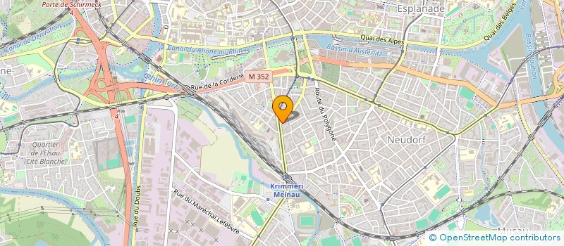 localisation de l'entreprise LA BROCHETTE DOREE à STRASBOURG