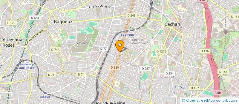 localisation de l'entreprise LA BROCHETTE ROYALE à BAGNEUX