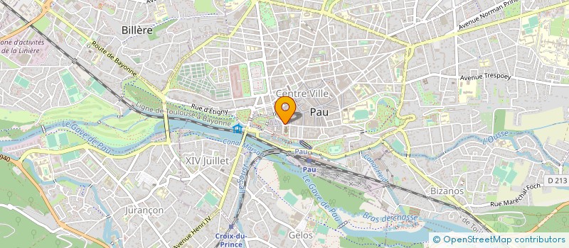 localisation de l'entreprise LA BROCHETTERIE à PAU