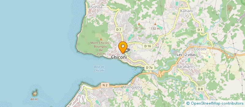 localisation de l'entreprise LA BRODERIE DE SOHOA à CHICONI