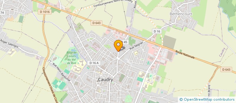 localisation de l'entreprise LA BRODERIE FRANCAISE à CAUDRY