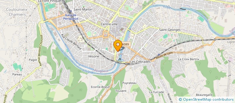 localisation de l'entreprise LA BRONCHIOLE à PERIGUEUX