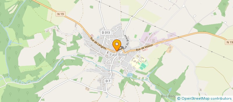 localisation de l'entreprise LA BRONCOURTOISE à FAYL-BILLOT