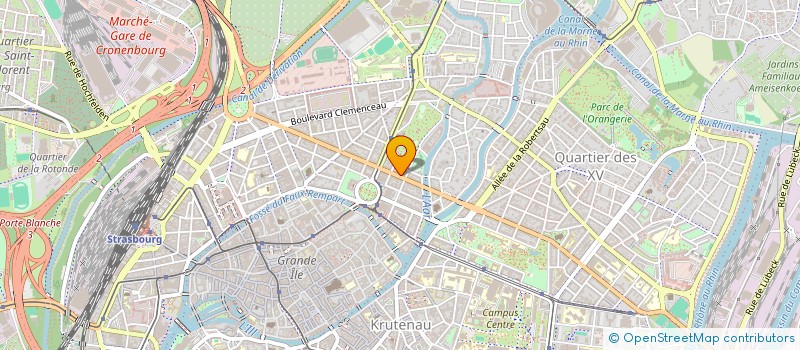 localisation de l'entreprise LA BROQUE  STRASBOURG