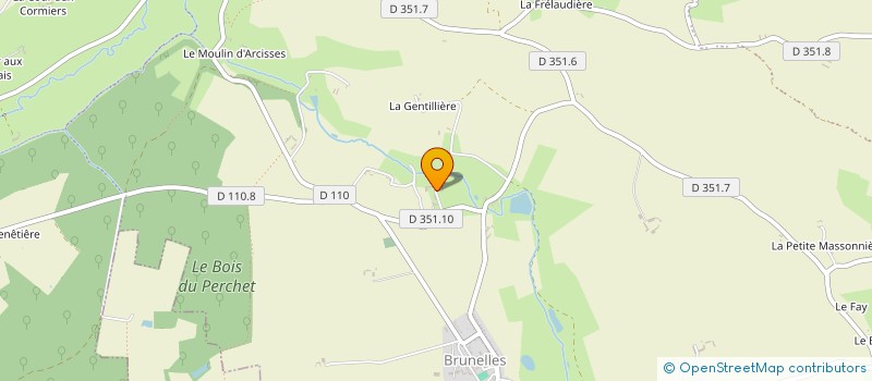 localisation de l'entreprise LA BROSSE à SOUANCE-AU-PERCHE