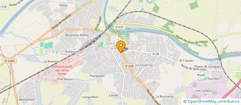 localisation de l'entreprise LA BROSSERIE  SAINT-SULPICE-LA-POINTE