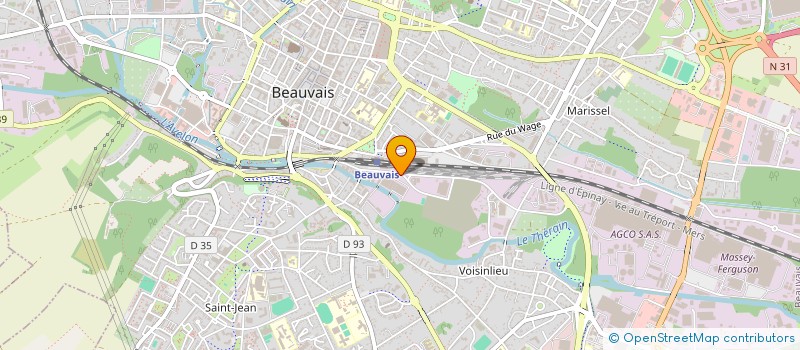 localisation de l'entreprise LA BROSSERIE FRANCAISE  BEAUVAIS