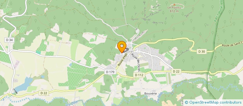 localisation de l'entreprise LA BROTHE  RUSTREL