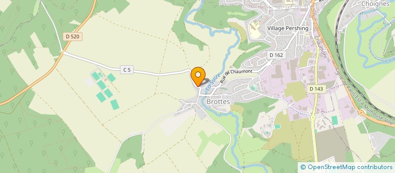 localisation de l'entreprise LA BROTTAISE à CHAUMONT