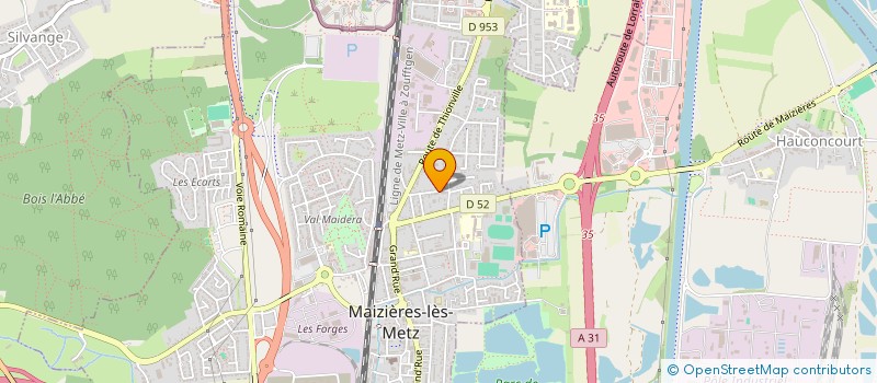 localisation de l'entreprise LA BROUETTE A LULU  MAIZIERES-LES-METZ