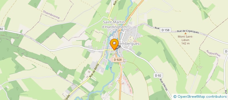 localisation de l'entreprise LA BROUETTE BLEUE à FAUQUEMBERGUES