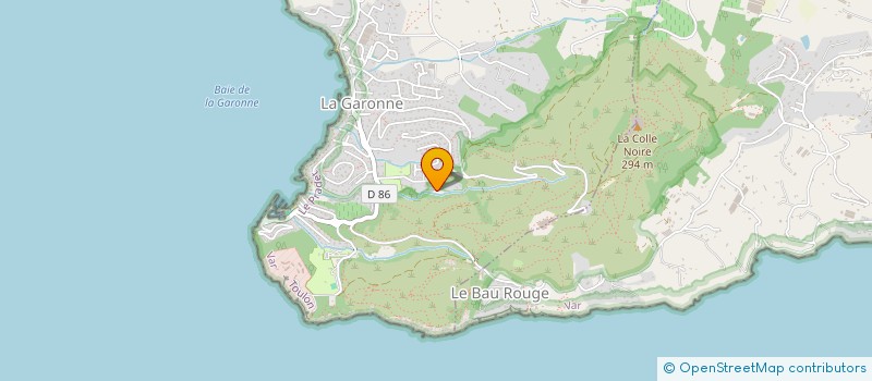 localisation de l'entreprise LA BROUQUETTE  LE PRADET