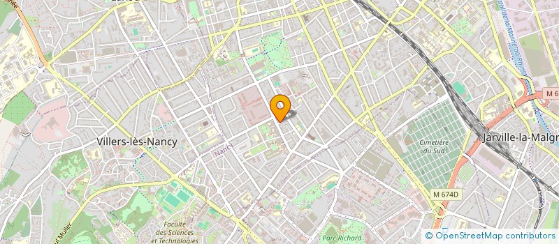 localisation de l'entreprise LA BROUVILLOISE  NANCY